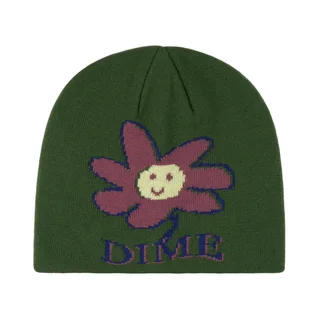 Dime Cute Flower Skull Cap Beanie (Grün)