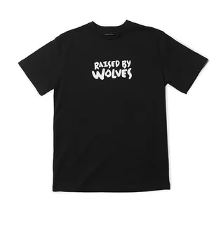 Raised by Wolves Tag Logo T-Shirt (Schwarz)