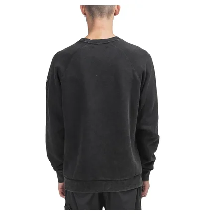 Chrystie NYC Acid Wash Crewneck (Schwarz)