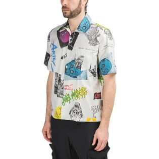 Aries Thrasher Hawaiian Shirt (Weiß)