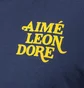 Aimé Leon Dore 70s Graphic Flocked T-Shirt (Navy)