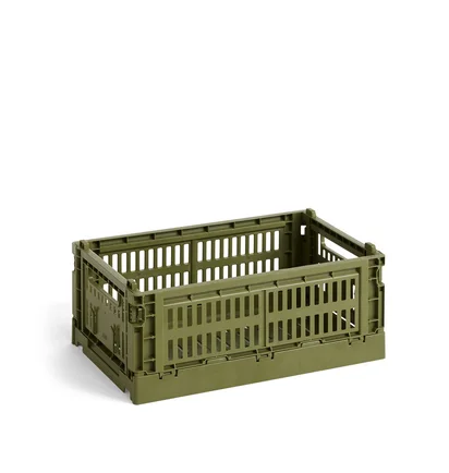 HAY Colour Crate S (Oliv)
