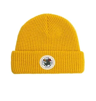 Aimé Leon Dore Waffle Knit Beanie (Gelb)