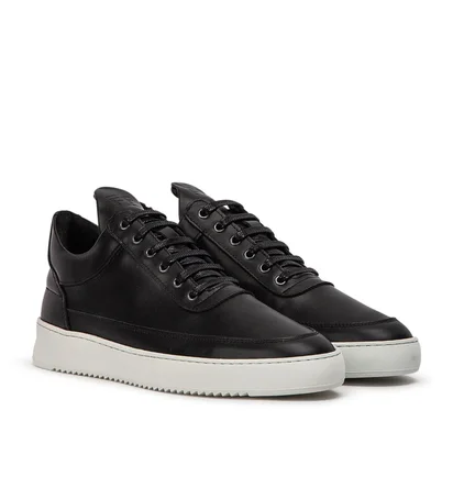 Filling Pieces Low Top Ripple Lane Nappa (Schwarz)