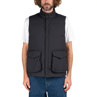 Snow Peak Recycled Nylon Ripstop Down Weste (Schwarz)