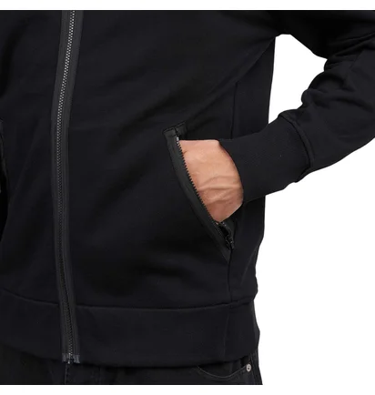 C.P. Company Diagonal Raised Fleece Goggle Zipped Hooded Sweatshirt (Schwarz)