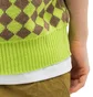 Stüssy WMNS Melange Checker Sweater Vest (Lime)