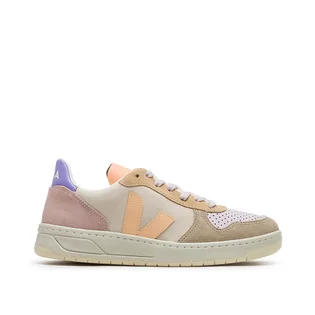 Veja WMNS V-10 Suede (Multi / Pfirsich)