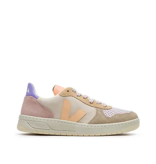 Veja WMNS V-10 Suede (Multi / Pfirsich)