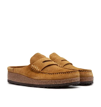 Birkenstock Naples Suede Leather (Braun)