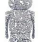 Medicom 100% + 400% Keith Haring #4 Be@rbrick Toy