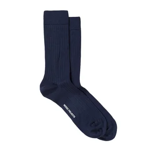 Norse Projects Bjarki Fine Rib (Dunkelblau) (One Size)