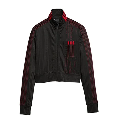 adidas by Alexander Wang AW Crop Track Top W (Schwarz / Rot)