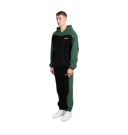 Pleasures Whiskey Zip Hoodie (Grün / Schwarz)
