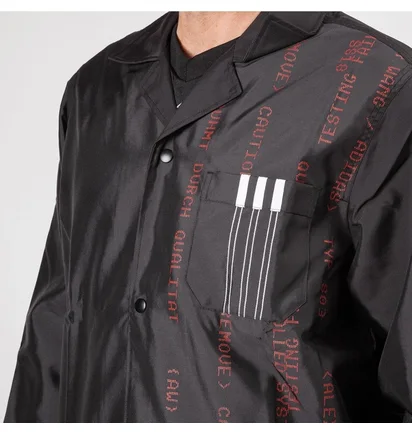 adidas by Alexander Wang AW Coach Jacket (Schwarz / Rot)
