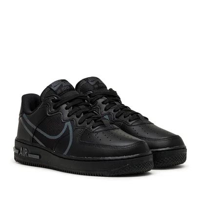 Nike Air Force 1 React (Schwarz)