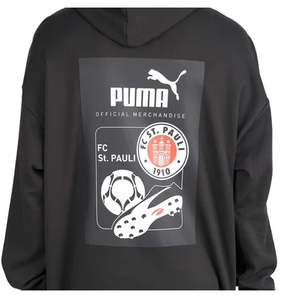 Puma x St. Pauli Retro Graphic Hoodie (Weiss / Rot)