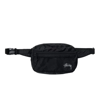 Stüssy Light Weight Waist Bag (Schwarz)
