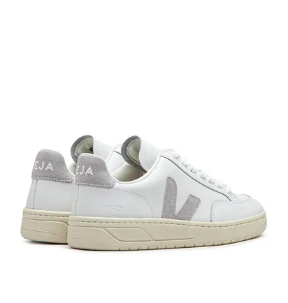 Veja WMNS V-12 Leather (Weiß / Grau)