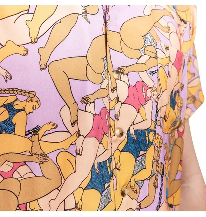 Brain Dead WMNS Hawaiian Shirt (Multi)