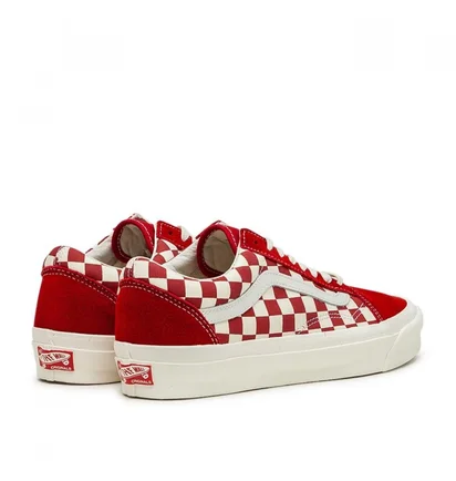 Vans Vault UA OG Old Skool LX (Rot / Checkerboard)