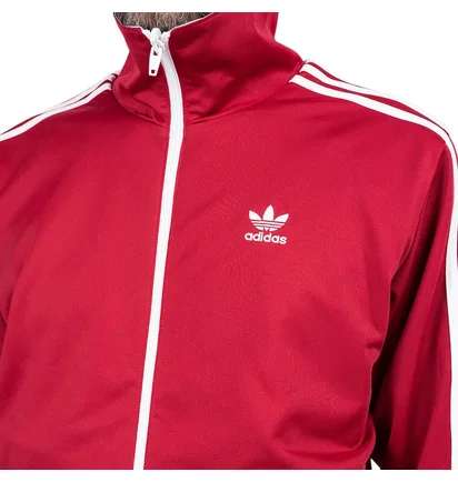 adidas x Human Made Firebird Track Jacket (Rot / Grau)