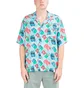 Brain Dead x Aaron Jupin Cans Hawaiian Shirt (Blau)