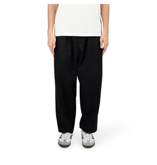 Metalwood Elastic Waist Baggy Pant (Schwarz)