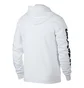 Nike Air Jordan 3 Flight Fleece Full-Zip Hoodie (Weiß / Rot / Schwarz)