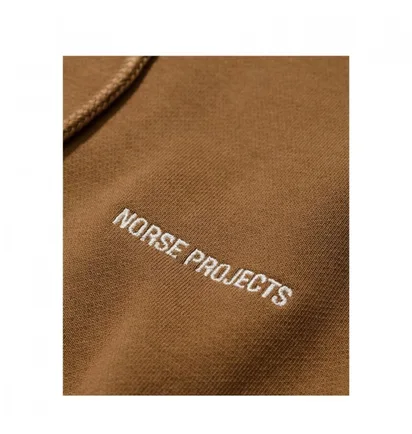 Norse Projects Vagn Logo Hoodie (Braun)