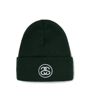 Stüssy SS-Link Cuff Beanie (Dunkelgrün)