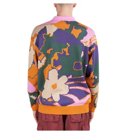 Puma x Perks and Mini Knitted Longsleeve Polo (Multi)