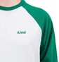 Aimé Leon Dore Baseball Longsleeve (Grau / Grün)