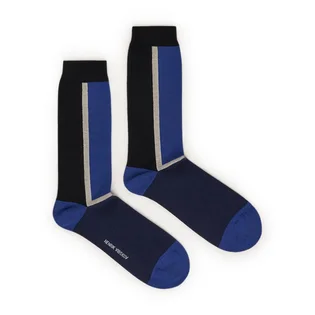 Henrik Vibskov Color Block Socks (Navy)