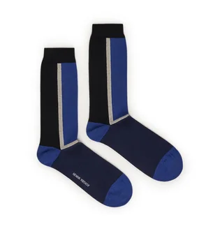 Henrik Vibskov Color Block Socks (Navy)