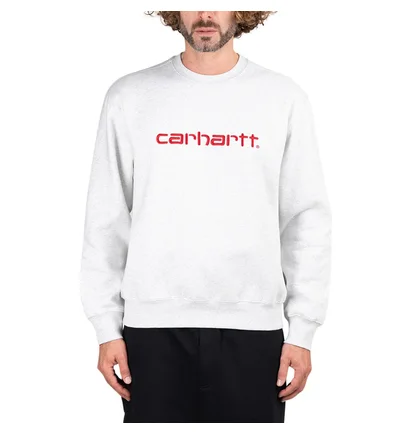 Carhartt WIP Carhartt Sweatshirt (Grau / Rot)