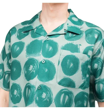 Stüssy Hand Drawn Dot Shirt (Grün)