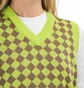 Stüssy WMNS Melange Checker Sweater Vest (Lime)