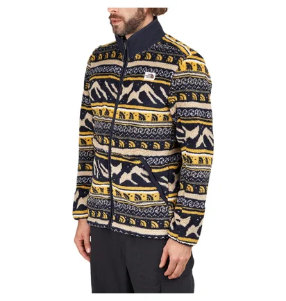 The North Face Printed Campshire Full Zip Jacket (Schwarz / Fairisle)