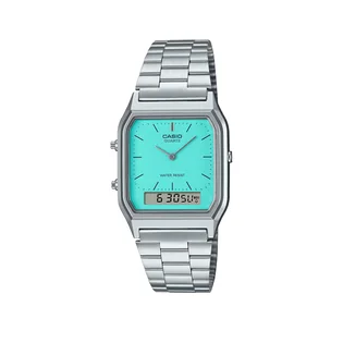 Casio AQ-230A-2A2MQYES (Silber / Türkis)