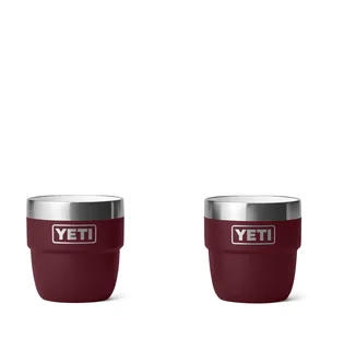 Yeti Rambler Stackable Espresso Cups 4oz (Weinrot)
