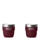 Yeti Rambler Stackable Espresso Cups 4oz (Weinrot)