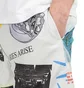Aries Trasher Board Shorts (Weiß)
