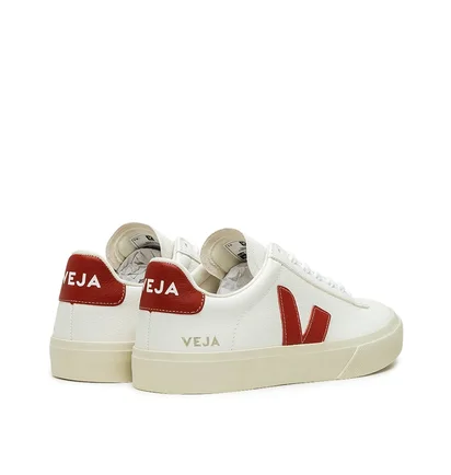 VEJA Pack WMNS Campo Chromefree (Weiß / Rot)
