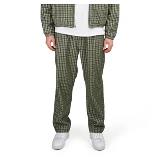 Obey Fubar Pleated Plaid Cord Pant (Grün / Grau)