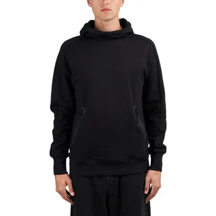 C.P. Company Diagonal Raised Fleece Goggle Hooded Sweatshirt (Schwarz)