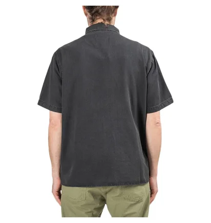 Edwin Big Shirt SS Sky Double Black Denim (Schwarz)