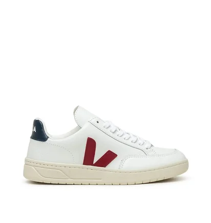 VEJA Pack WMNS V-12 Leather Extra (Weiß / Rot)