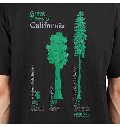 Gramicci Cali Trees Tee (Schwarz)