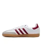 adidas Samba OG (Weiß / Dunkelrot)